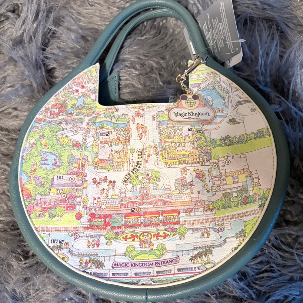 Walt Disney World 50th Anniversary Map Crossbody Bag